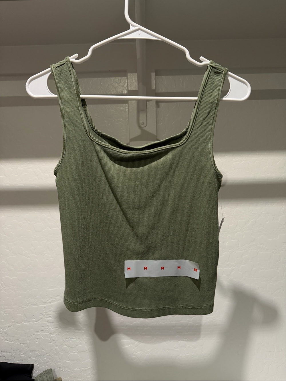 Women’s Olive Green Tank Top - Classic Scoop Neck